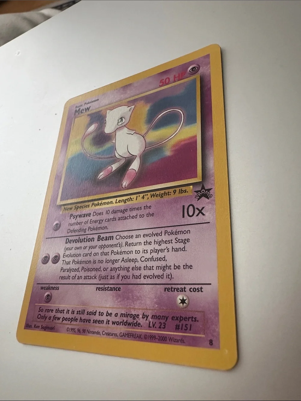Mew #8 Black Star Promo